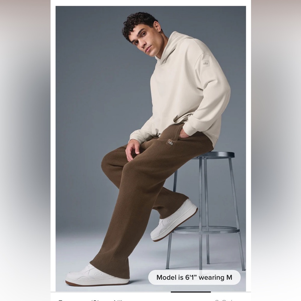 Alo Yoga Scholar Straight Leg Sweatpant